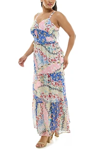 Twist Front Maxi Dress