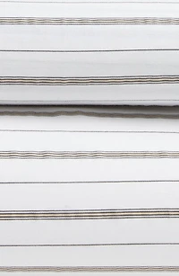 Stripe Organic Cotton Sateen Sheet Set