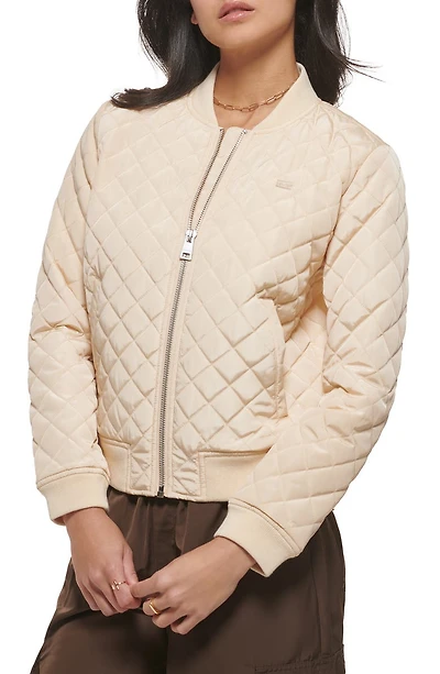 Quilted Bomber Jacket