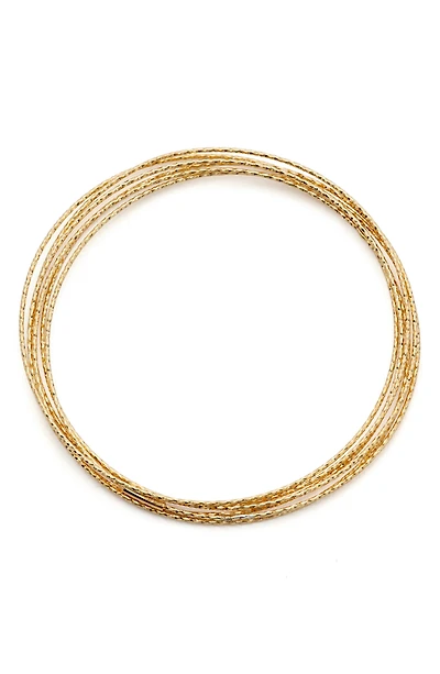 Sterling Silver Stacked Bangle Bracelet