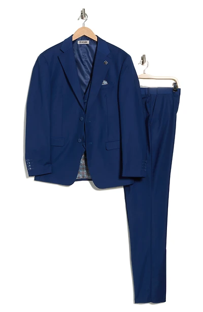 Indigo Mélange 3-Piece Suit