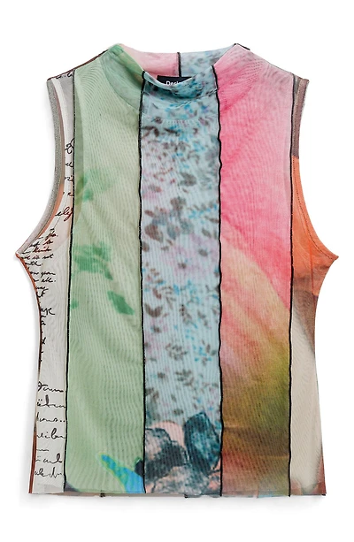 Mixed Print Mesh Tank
