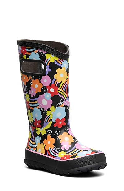Kids' Rainbow Flower Rain Boot
