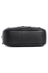 Mia VLOGO Quilted Leather Shoulder Bag