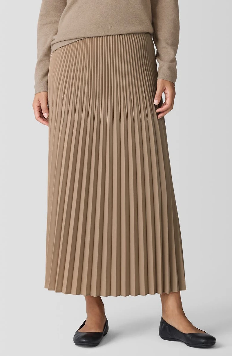 Pleated Midi Skirt