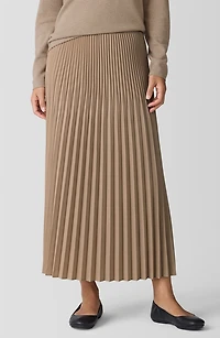 Pleated Midi Skirt