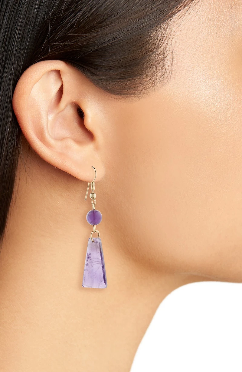 Crystal Fringe Drop Earrings