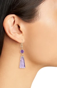Crystal Fringe Drop Earrings