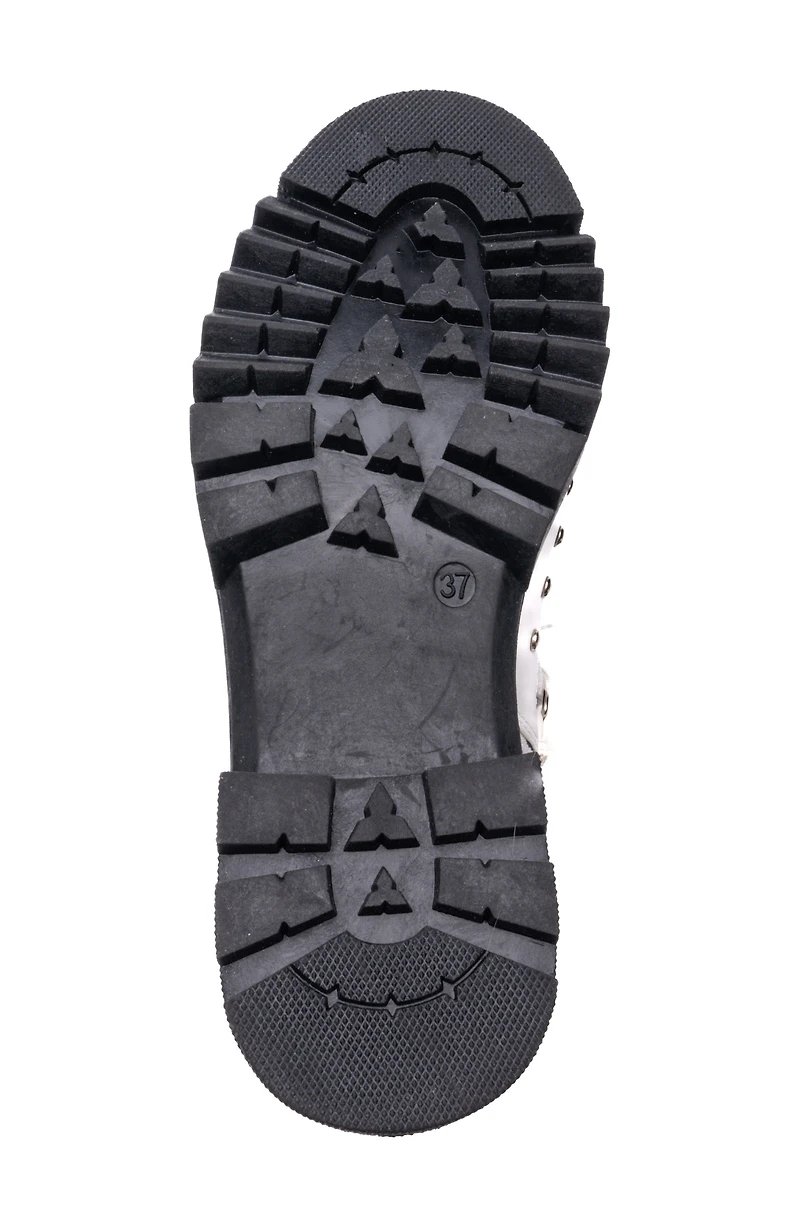 Snowball Faux Shearling Lug Sole Bootie