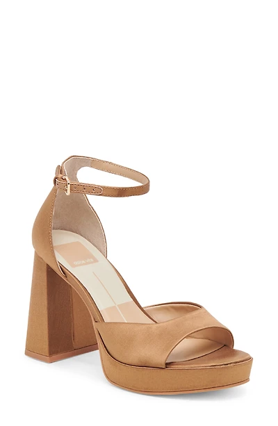 Pandro Ankle Strap Platform Sandal