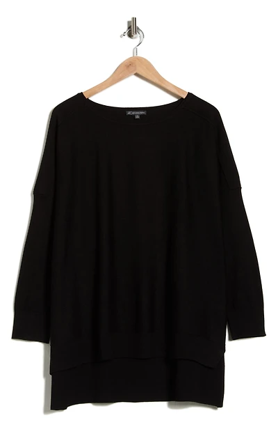 Boatneck Drop Shoulder Tunic