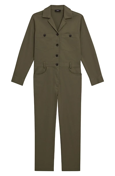 JS Patto Long Sleeve Stretch Cotton Jumpsuit