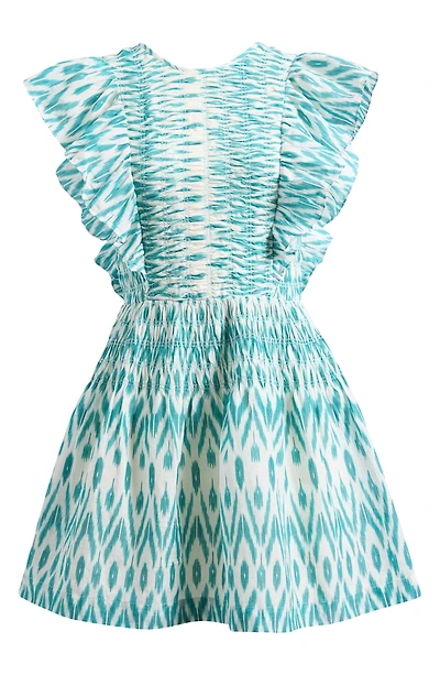 Azalea Ikat Ruffle Minidress