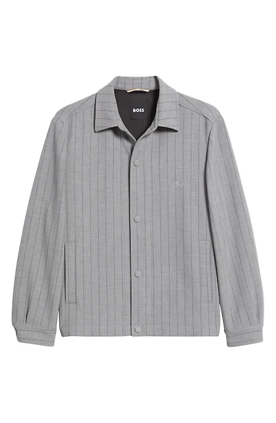 Carper Pinstripe Coach's Jacket
