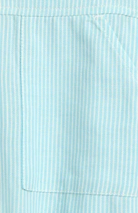 Stripe Cotton Utility Romper