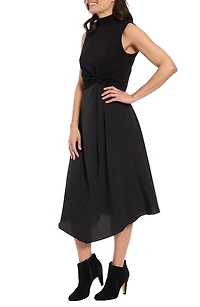 Knit Popover A-Line Dress