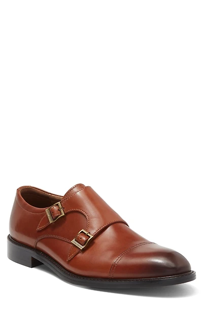 Parklane Suede Double Monk Strap Shoe