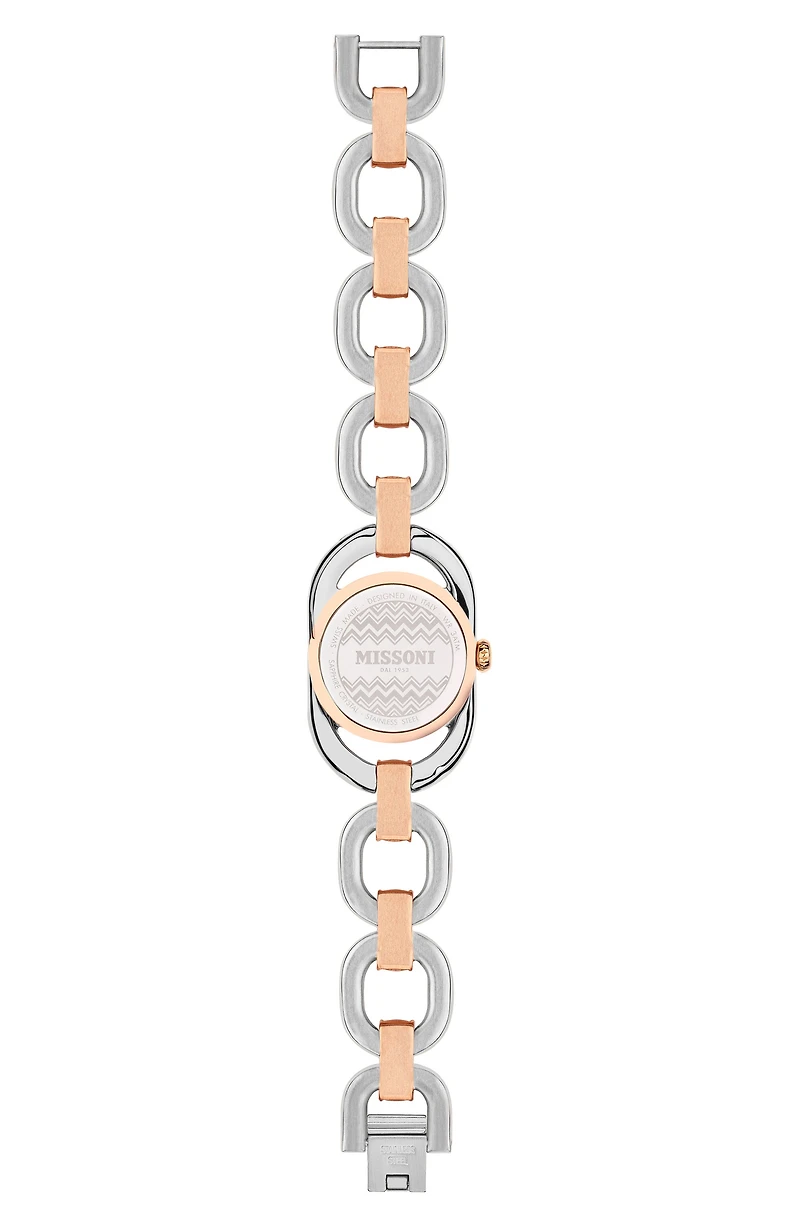 Gioiello Two-Tone Bracelet Watch, 22.8mm