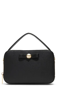 Teena Faux Leather Top Handle Bag
