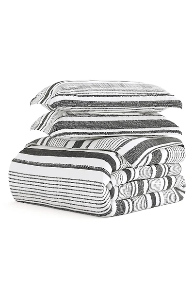 HOME SPUN Premium Ultra Soft Vintage Stripe Pattern 3-Piece Duvet Cover Set