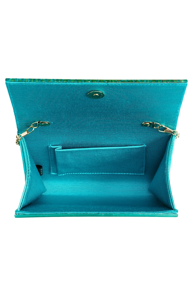Party Glitter Envelope Clutch