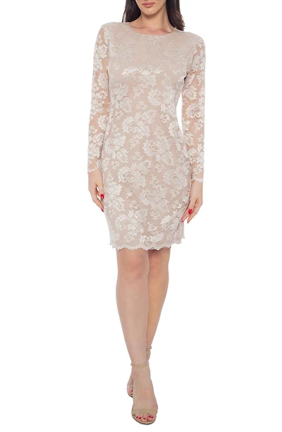 Lace Long Sleeve Body-Con Dress