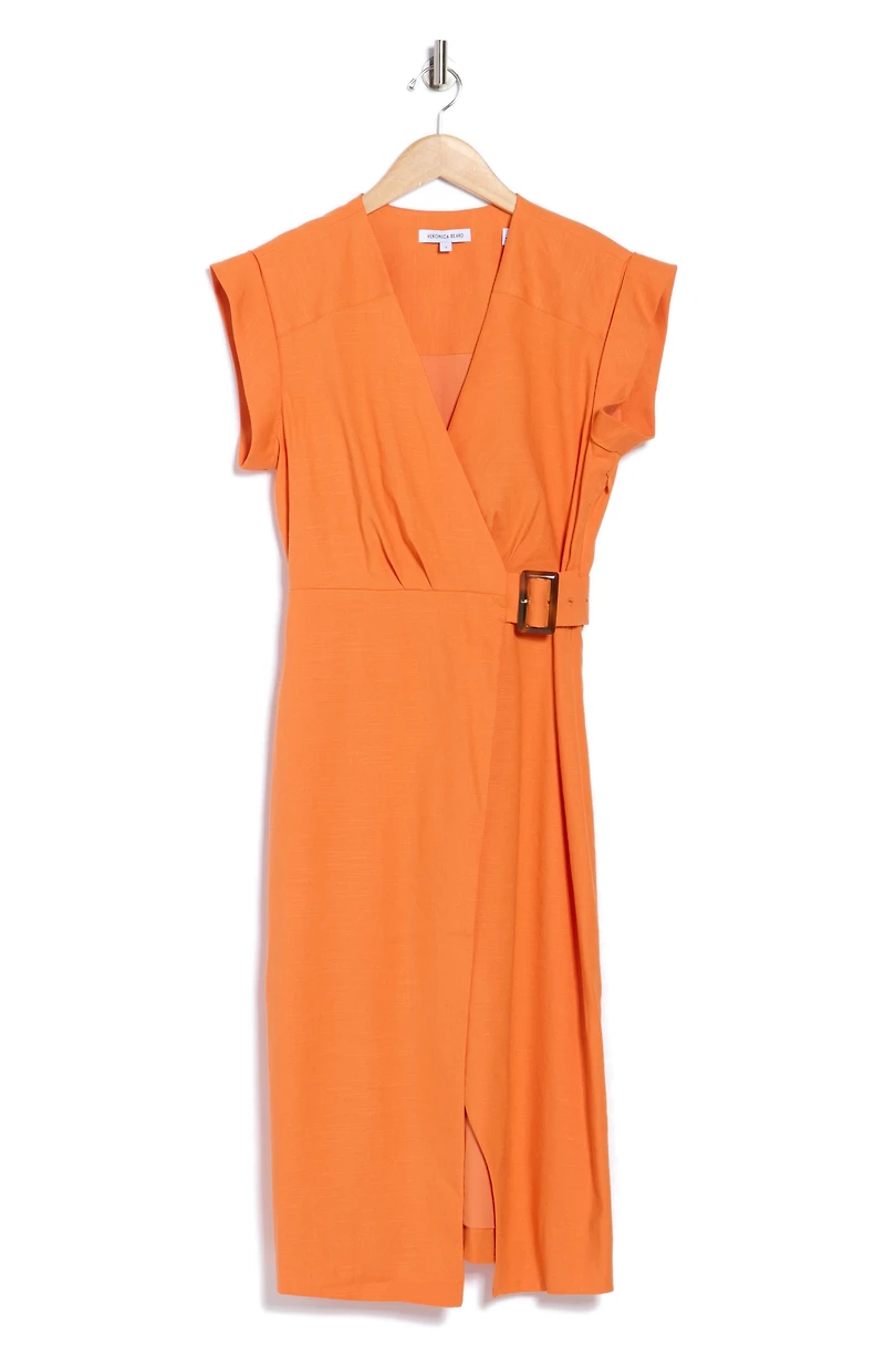 Octavia Faux Wrap Dress