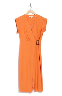 Octavia Faux Wrap Dress