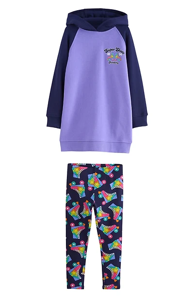 Kids' Graphic Print Hoodie & Leggings Set