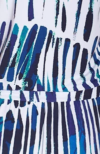 'Taryn' Print V-Neck Jumpsuit