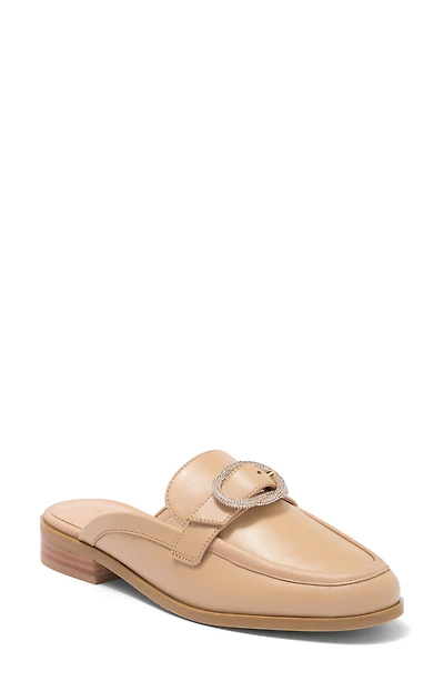 Crystal Buckle Mule