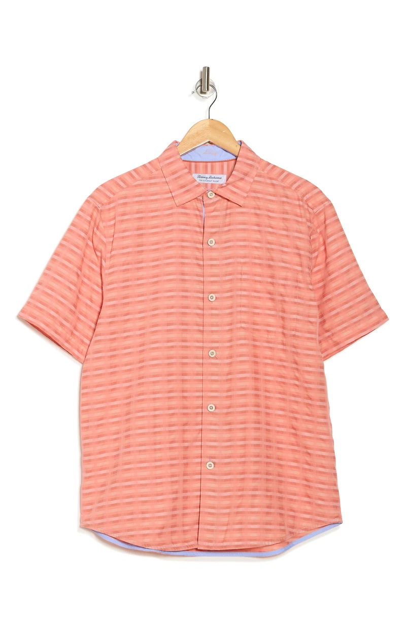 Coconut Point Pixel Paradise IslandZone® Camp Shirt