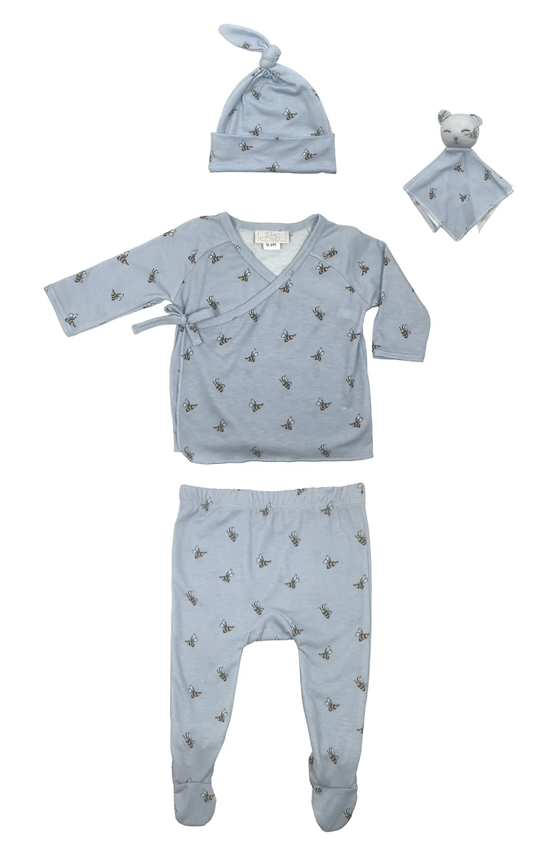 4-Piece Bumble Bee Layette Set