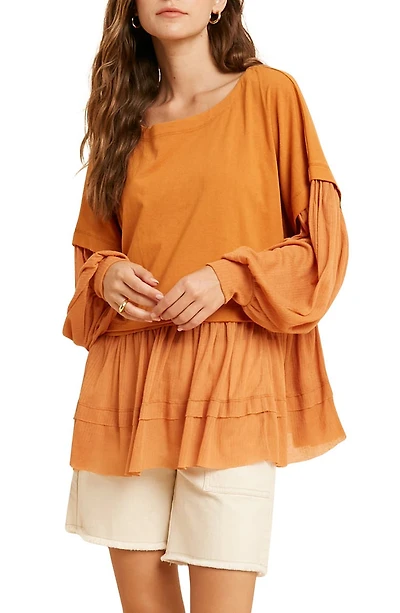 Ruffle Tiered Top
