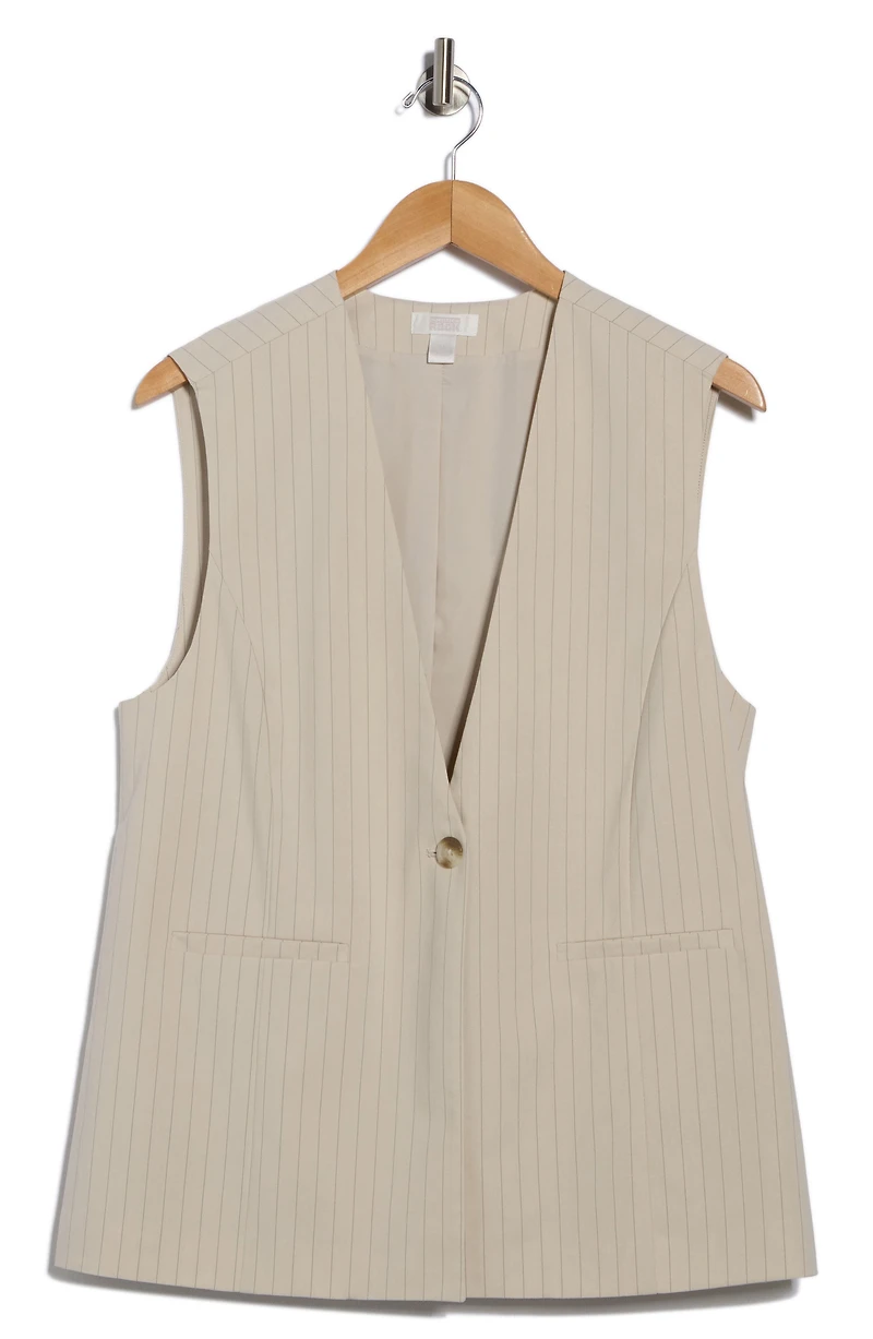 Pinstripe Vest