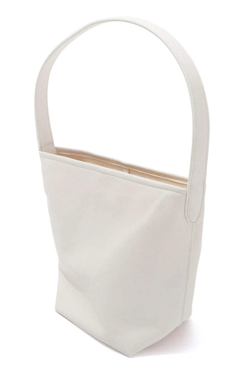 Faux Leather Bucket Bag