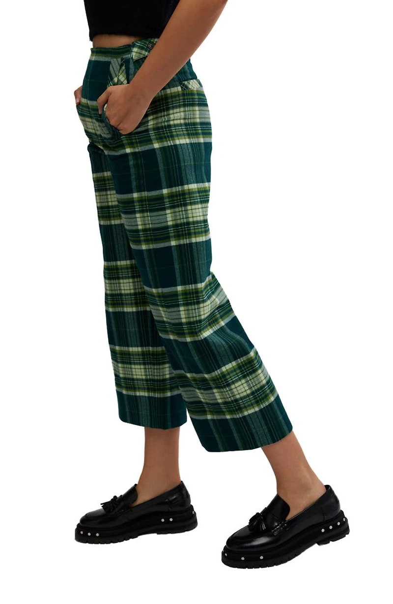 Acadia Plaid Crop Pants