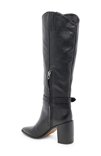Tyrone Pointed Toe Knee High Boot