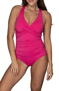 Amelie Surplice One-Piece Swimsuit