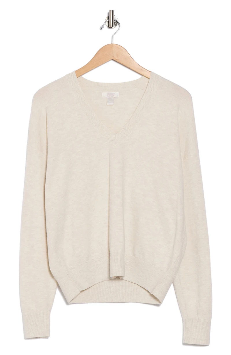V-Neck Pullover Sweater