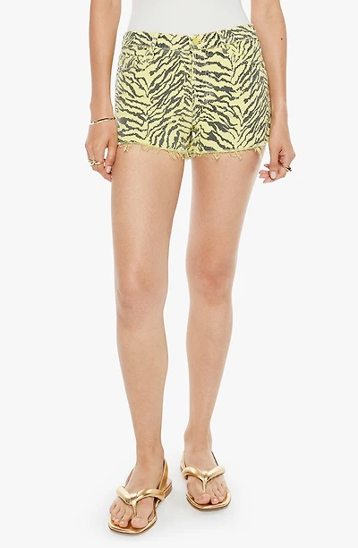 The Tomcat Kick Fray Hem Denim Shorts