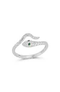 Sterling Silver Snake Ring
