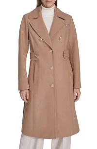 Notch Lapel Military Coat
