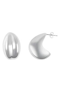 Puffy Hoop Earrings