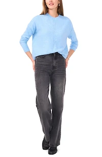 Cropped Crewneck Sweater
