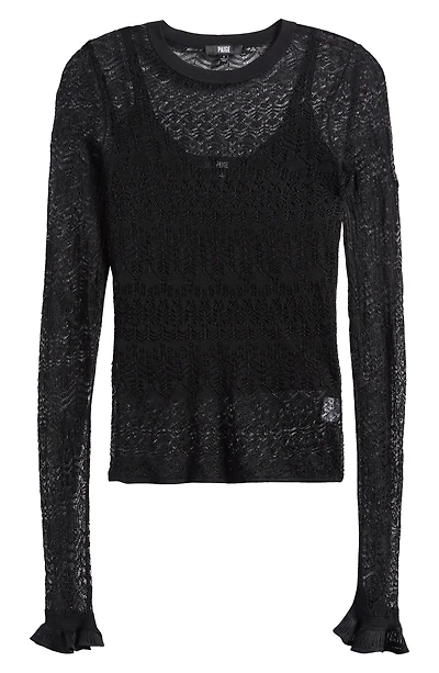 Ciera Lace Trim Top