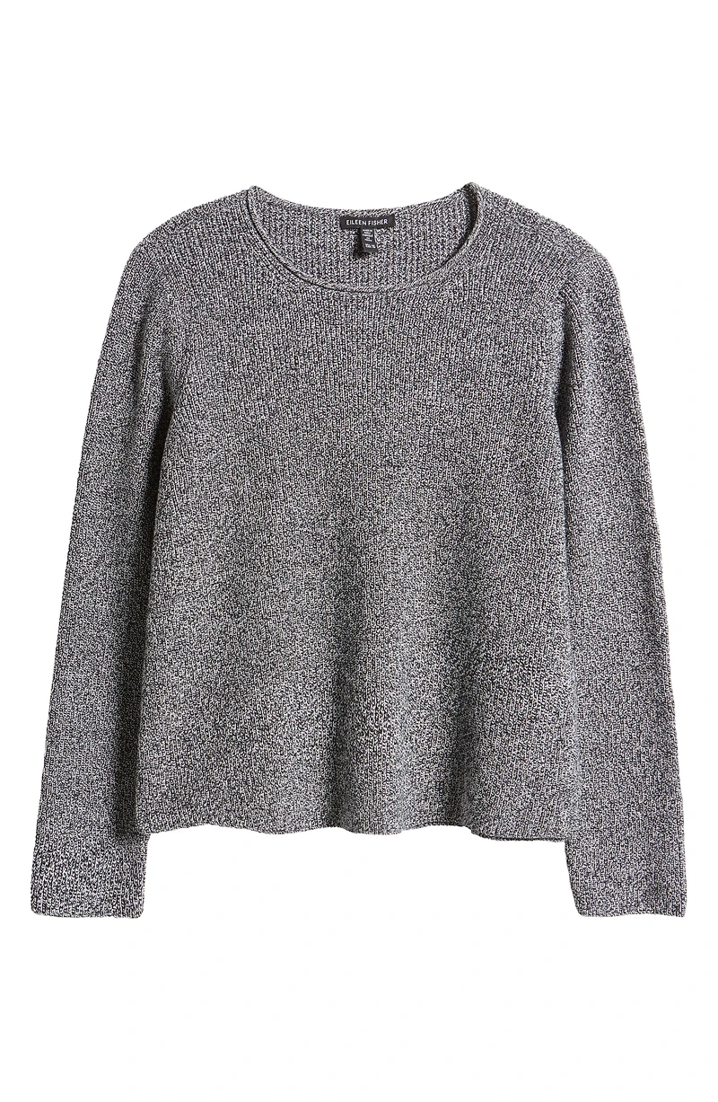 Crewneck Organic Cotton Sweater