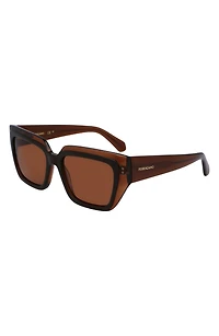 Classic Logo 55mm Square Sunglasses