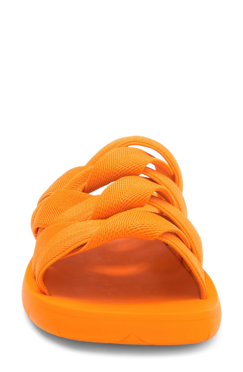 Woven Strap Slide Sandal