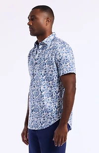 Lamton Short Sleeve Cotton Button-Up Shirt